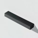 Schwarze Score XL LED-Wandleuchte mit nach unten gerichtetem Lichtkegel