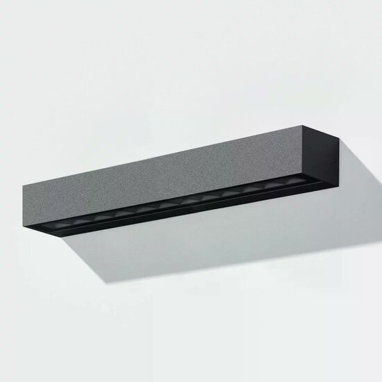 Wandleuchte Score XL nach oben und unten | Schwarz | 25W | 3000K | IP54