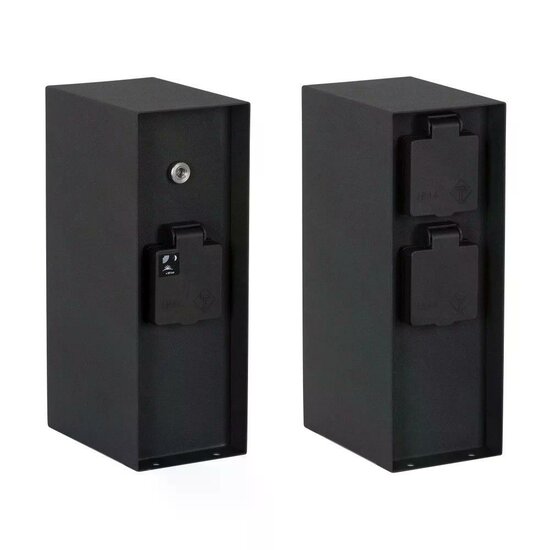 Buitenstopcontact Charge Sensor | Zwart | Met sensor - Image 3