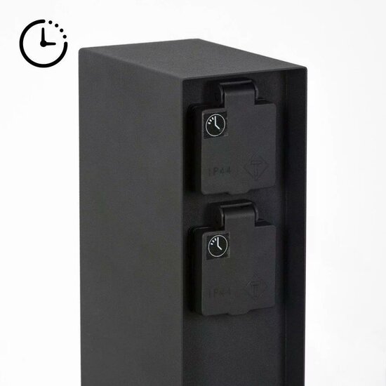 Buitenstopcontact Charge Timer | Zwart | Met timer – Bild 2