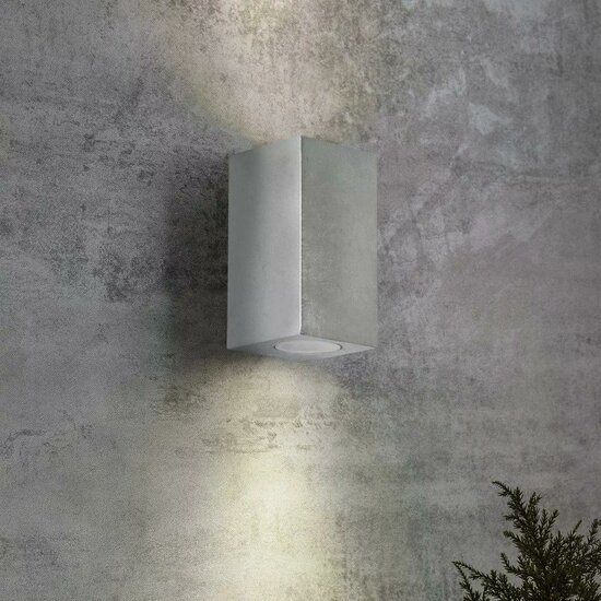 Wandlamp Levi up & down | Verzinkt | GU10