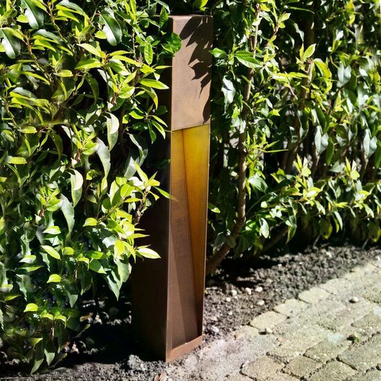 Staande buitenlamp Levi | Corten | 60cm - Image 4