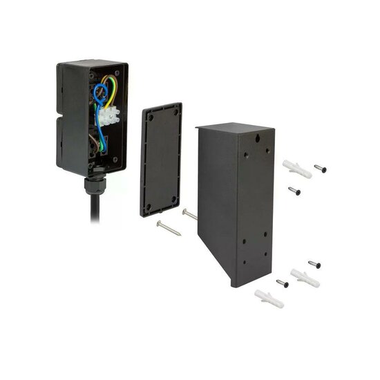 Buitenstopcontact Double Wall | Zwart – Image 3