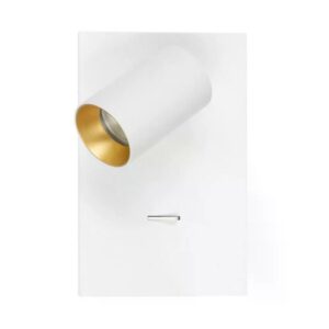 Mila wandlamp | wit | H: 22 cm | Met USB