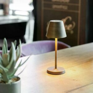 KS Bistro Brass oplaadbare tafellamp | Brons | H28cm