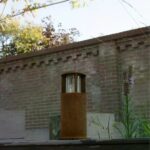 Standing outdoor lamp Marina 30 round Corten