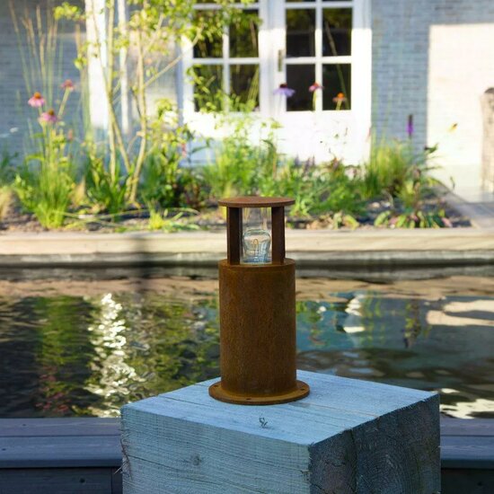 Staande buitenlamp Marina 30 round | Corten - Image 3