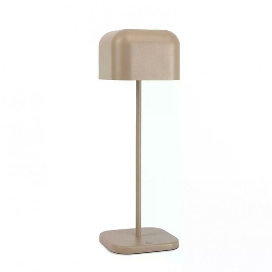 Cabo Tafellamp | Oplaadbaar | beige | H: 30 cm - Image 4