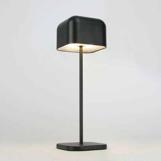 Cabo tafellamp | Oplaadbaar | mat zwart | 30 cm - Afbeelding 2