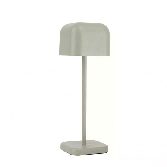 Cabo tafellamp | Oplaadbaar | groen-grijs | 20 cm - Afbeelding 3