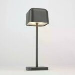 KS Cabo Small oplaadbare tafellamp | Antraciet | H20cm