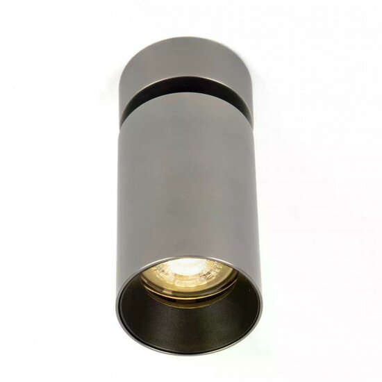 Mila 1 Rond Opbouwspot | Gun Metal | GU10 - Image 2
