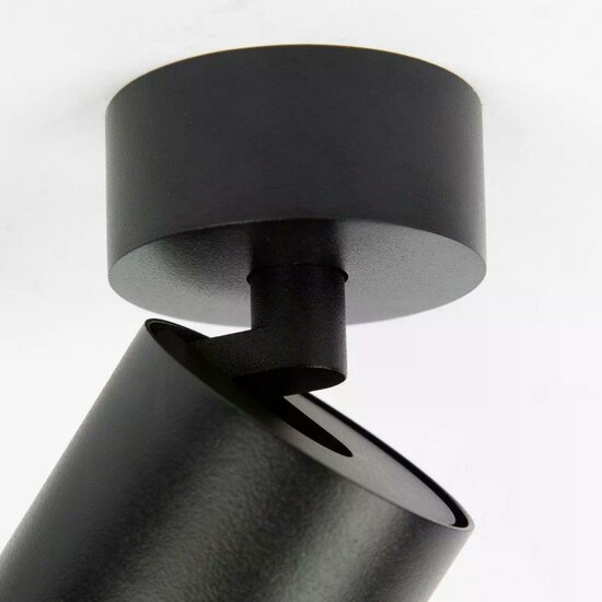Mila 1 Rond Opbouwspot | zwart | GU10 - Image 2