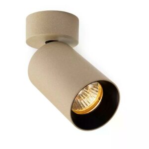 Mila 1 Rond Opbouwspot | champagne | GU10