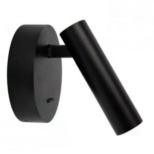 Viktor wandlamp | zwart | H: 11.50 cm | Met USB