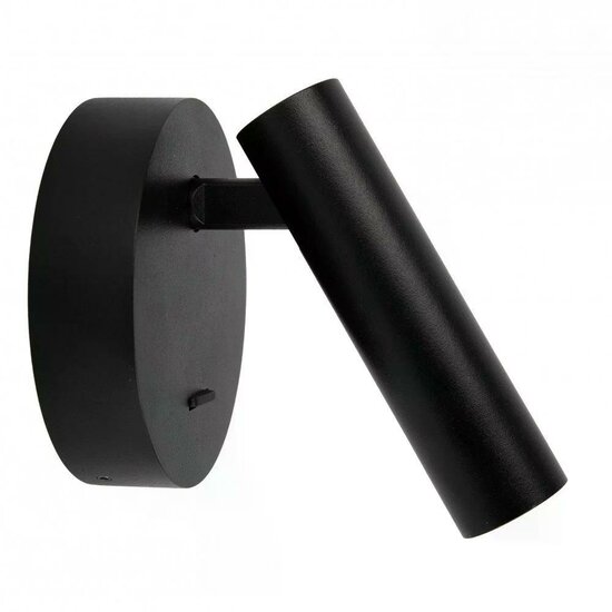 Viktor wandlamp | zwart | H: 11.50 cm | Met USB