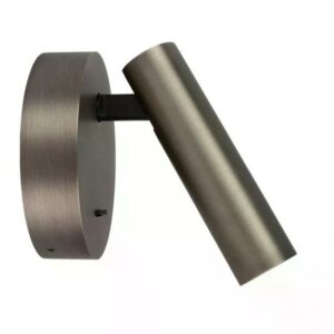 Viktor wandlamp | gun metal | H: 11.50 cm | Met USB