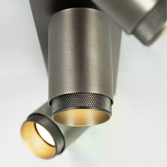 Scott 3 Opbouwspot | gun metal | GU10 - Afbeelding 2