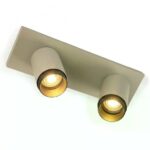 Scott 2 Surface-mounted spotlight | champagne | GU10
