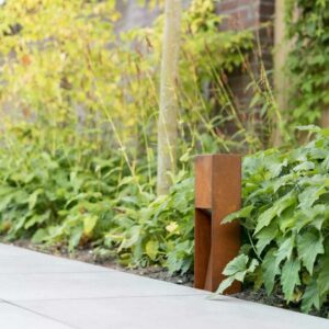 Staande buitenlamp Levi Corten 40cm