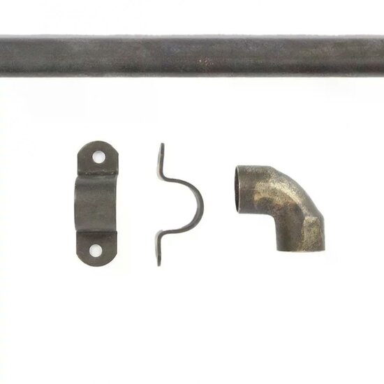 Messing buis | Zwart-brons | 74cm - Afbeelding 2