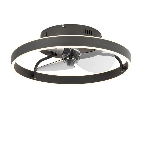 Plafondventilator Maddy zwart 50cm | Led dimbaar | Met afstandsbediening – Bild 2