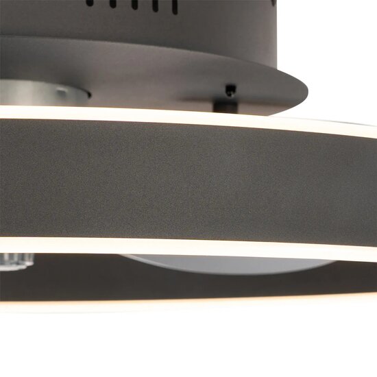 Plafondventilator Maddy zwart 50cm | Led dimbaar | Met afstandsbediening – Bild 3