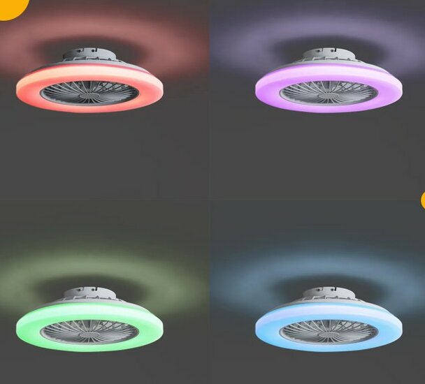 5 cm met dimbare RGB LED en afstandsbediening
