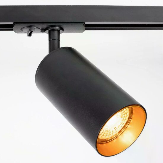 1-fase railspot Juno | GU10 fitting | Zwart goud – Image 2