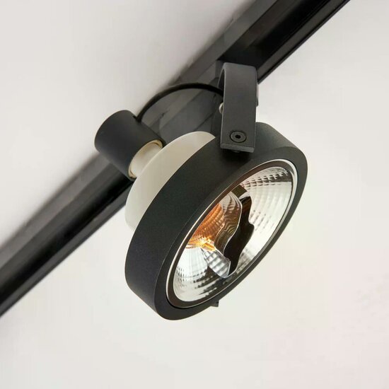 1-fase railspot Skaly | AR111 GU10 fitting | Mat zwart – Image 2