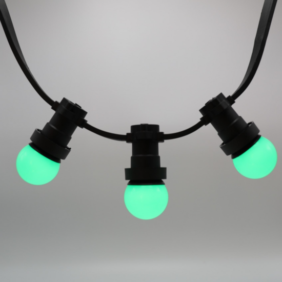 E27 gekleurde lamp | 1W | Groen | Ø45 | Geschikt voor prikkabel - Image 4