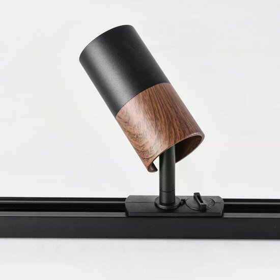1-fase railspot Linn | GU10 fitting | Zwart donkerbruin - Image 4