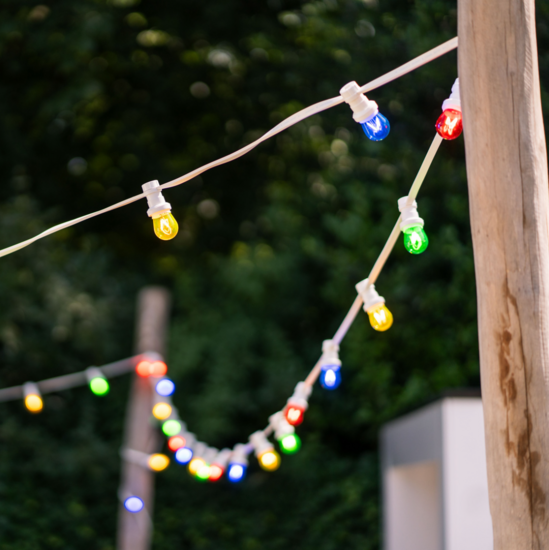 5W Geel Driehoek filament Geschikt voor prikkabel