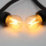 E27 dimbare filament lamp 3W 2650K Driehoek filament Geschikt voor prikkabel