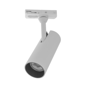 Witte dimbare 1-fase railspot Rosalin 10W in 2700K