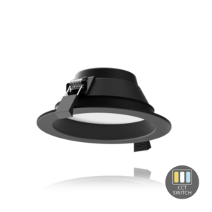 Led downlight Ortho | Ø120 | 12W | CCT-switch | Zwart