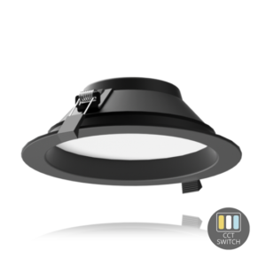 Led downlight Ortho | Ø170 | 13W | CCT-switch | Zwart