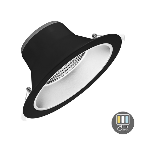 LED-Downlight Sia | Ø195 | 19W | CCT-Schalter | Schwarz