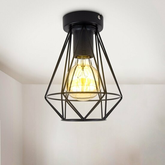 LED Ceiling Lamp Round 4W | Recessed | Black