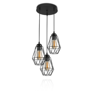 LEDUXA hanglamp Round 12W | zwart in mat zwart