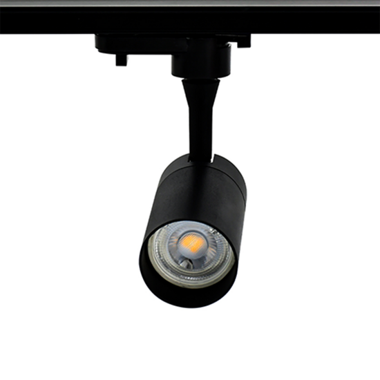 1-fase railspot | GU10 fitting | 100mm | Strak | Zwart - Afbeelding 3