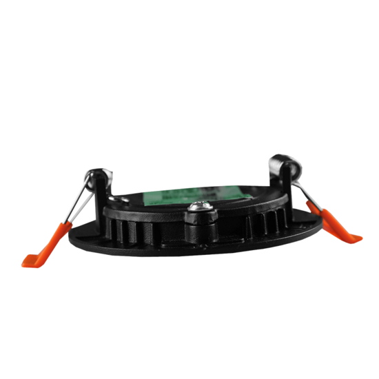 2W | 3000K | Zwart