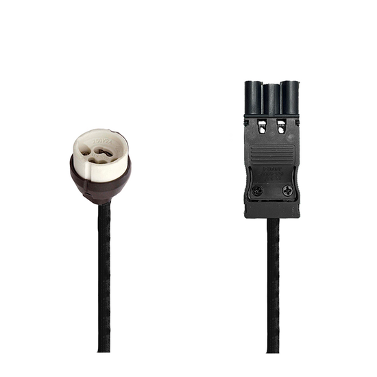GU10 fitting met 3-SWP male | 25cm