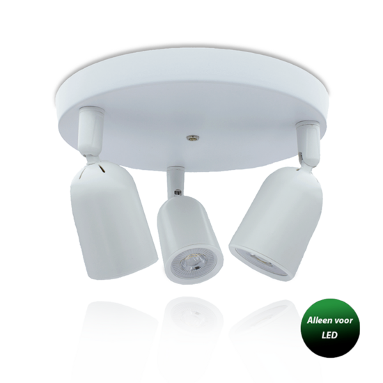 Locaste ceiling light | 3x GU10 | White