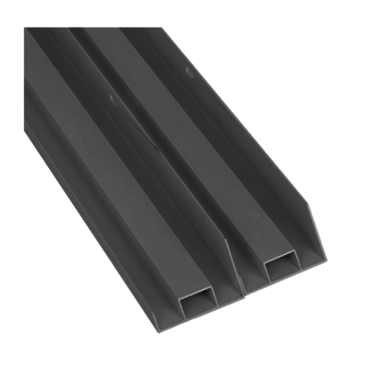 Aufbaurahmen Clickframe LED Panel | 60x60cm | 50mm | Schwarz | Rück- und seitlich beleuchtet