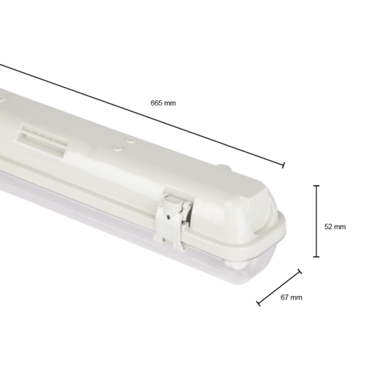 Led TL armatuur | IP65 | 60cm