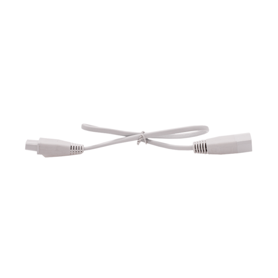 T5 koppel kabel | 50cm | male/female connector | wit | rubber – Bild 3