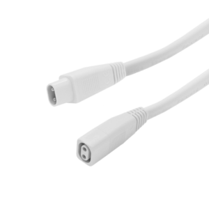 Witte T5 koppel kabel van 100 cm met male/female connector