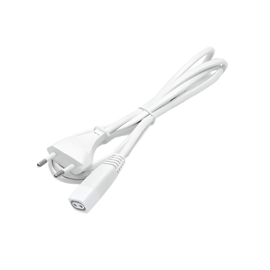 T5 aansluitsnoer | 150cm | connector + eurostekker | wit - Afbeelding 2
