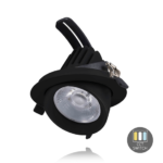 Led downlight kantelbaar | Ø145 | 30W | CCT-switch | Zwart